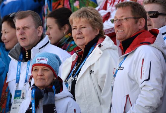 2014 Winter Olympics. Cross-country skiing. Men. Relay