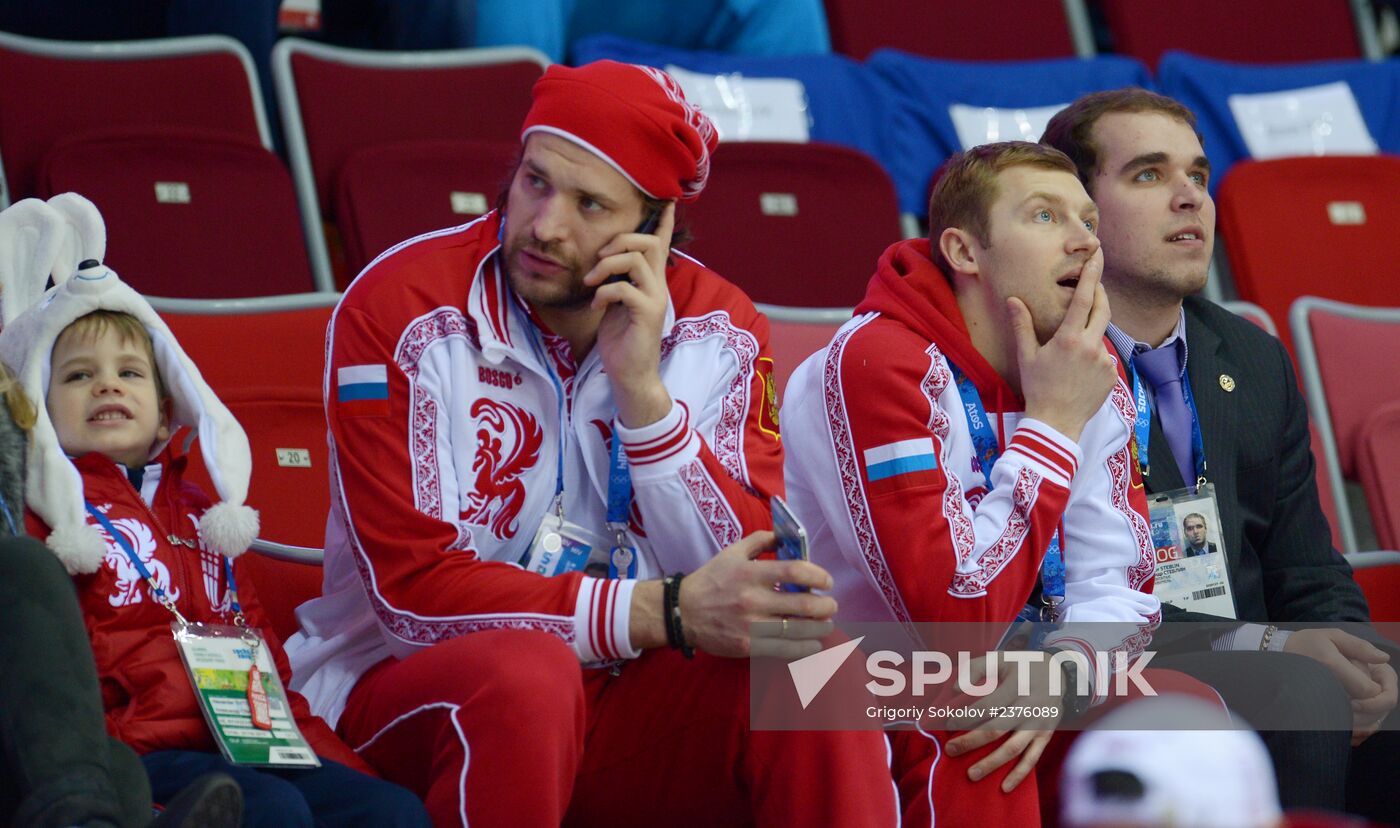 2014 Winter Olympics. Ice hockey. Men. Russia vs. Slovakia