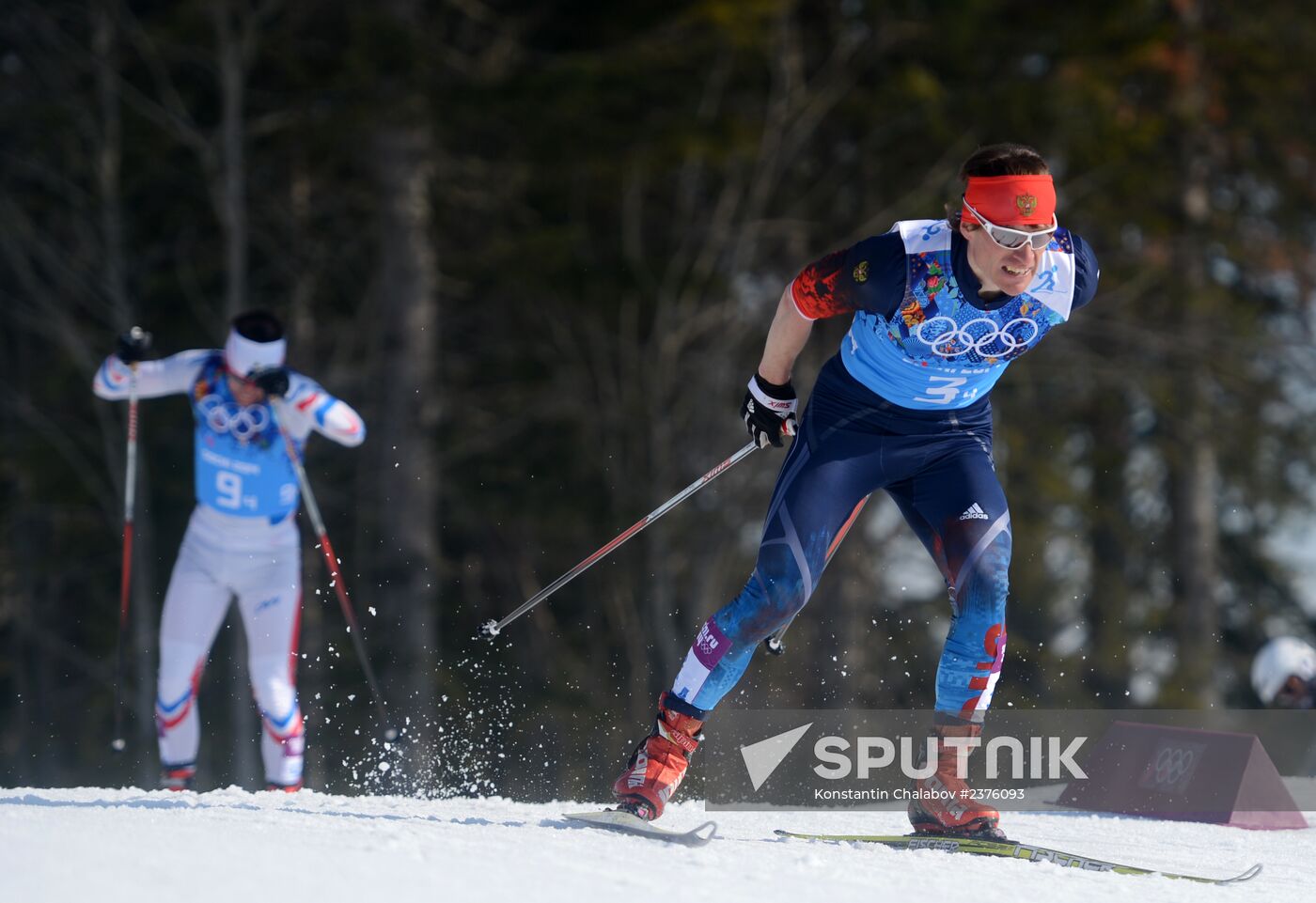 2014 Winter Olympics. Cross-country skiing. Men. Relay