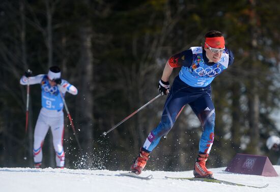 2014 Winter Olympics. Cross-country skiing. Men. Relay