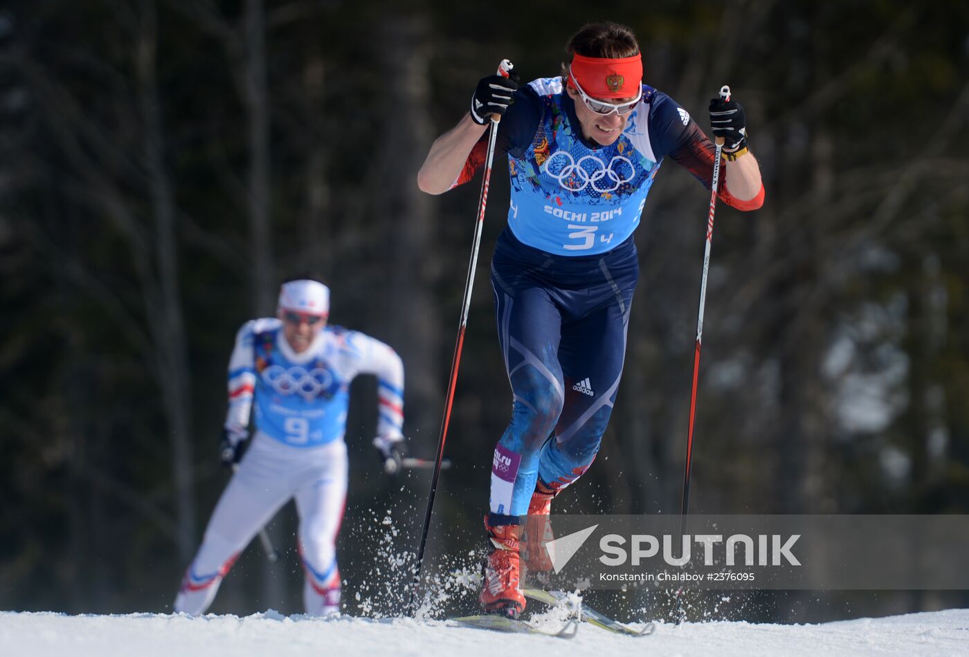 2014 Winter Olympics. Cross-country skiing. Men. Relay