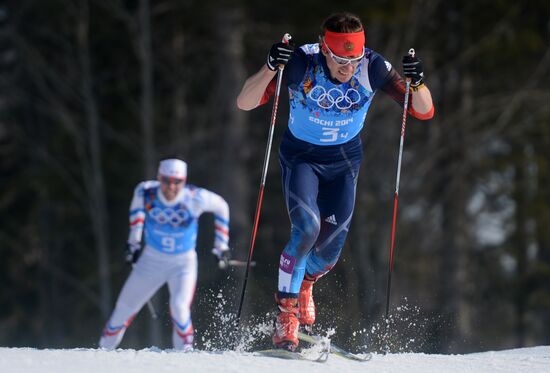 2014 Winter Olympics. Cross-country skiing. Men. Relay