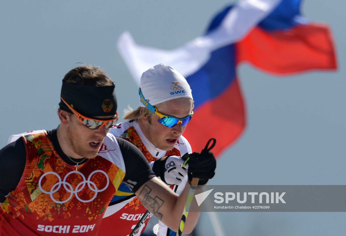 2014 Winter Olympics. Cross-country skiing. Men. Relay