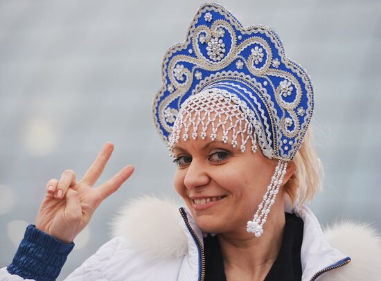 2014 Winter Olympics. Ice hockey. Men. Russia vs. Slovakia