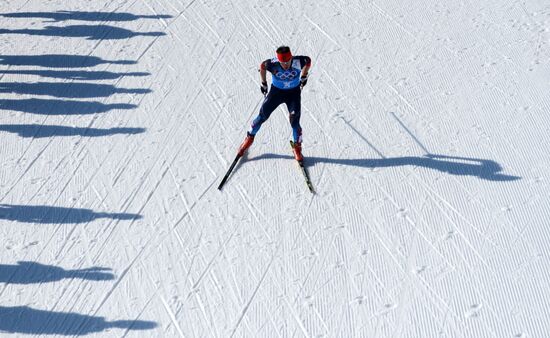 2014 Winter Olympics. Cross-country skiing. Men. Relay