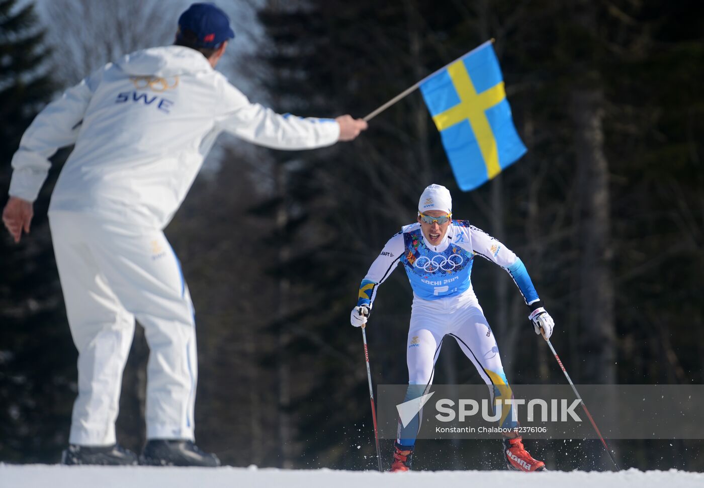 2014 Winter Olympics. Cross-country skiing. Men. Relay