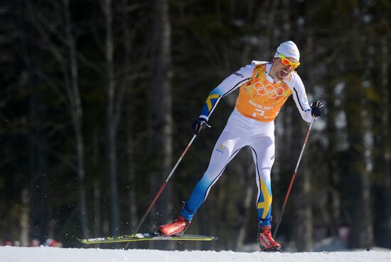 2014 Winter Olympics. Cross-country skiing. Men. Relay