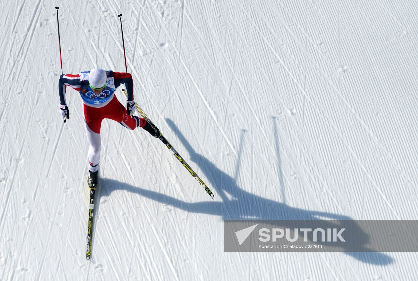 2014 Winter Olympics. Cross-country skiing. Men. Relay