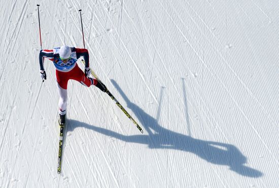 2014 Winter Olympics. Cross-country skiing. Men. Relay