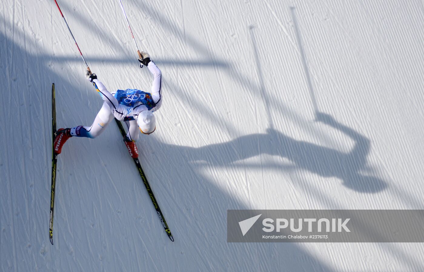 2014 Winter Olympics. Cross-country skiing. Men. Relay