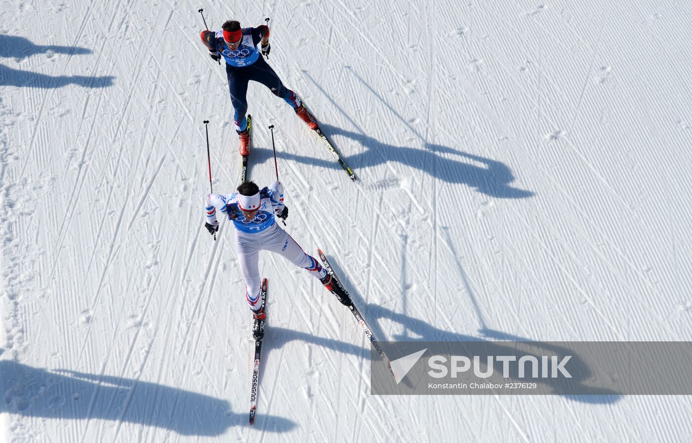2014 Winter Olympics. Cross-country skiing. Men. Relay