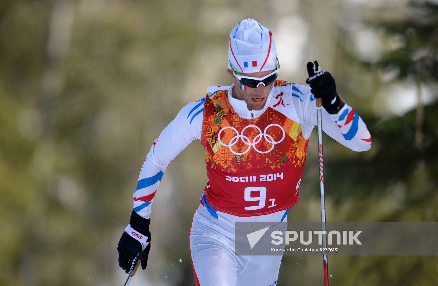 2014 Winter Olympics. Cross-country skiing. Men. Relay