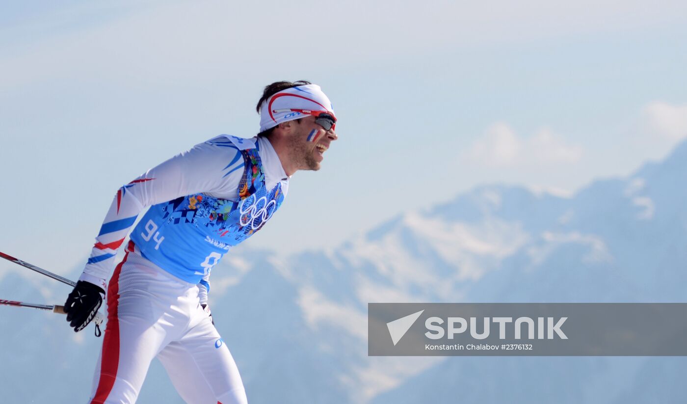 2014 Winter Olympics. Cross-country skiing. Men. Relay