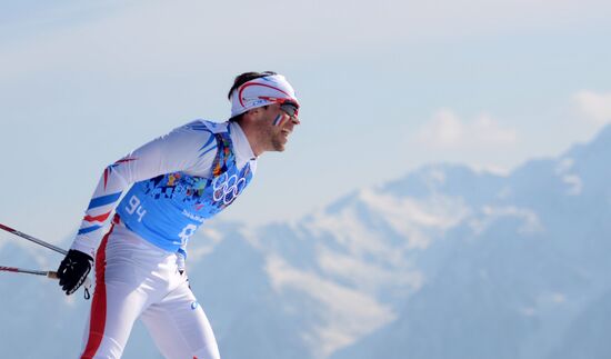 2014 Winter Olympics. Cross-country skiing. Men. Relay