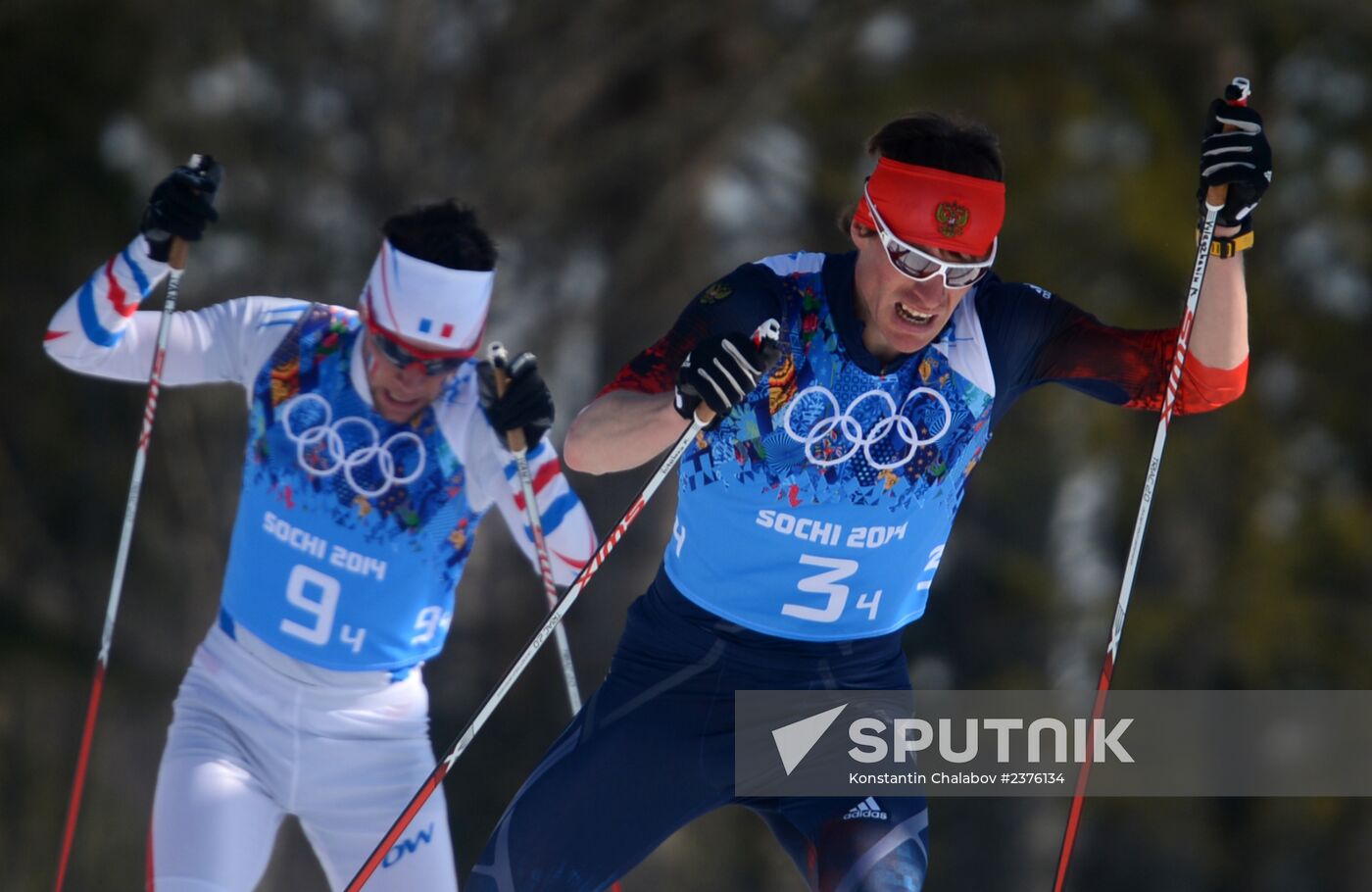 2014 Winter Olympics. Cross-country skiing. Men. Relay
