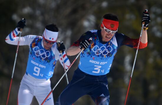 2014 Winter Olympics. Cross-country skiing. Men. Relay