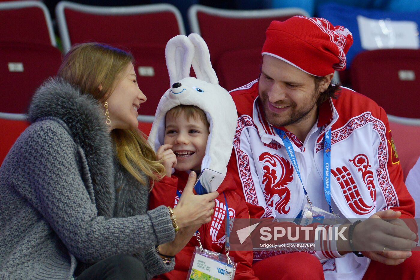 2014 Winter Olympics. Ice hockey. Men. Russia vs. Slovakia