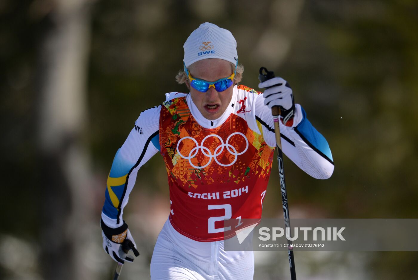 2014 Winter Olympics. Cross-country skiing. Men. Relay