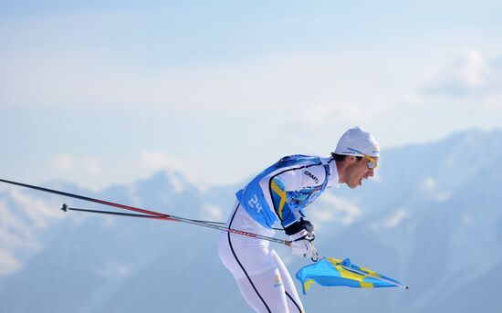2014 Winter Olympics. Cross-country skiing. Men. Relay