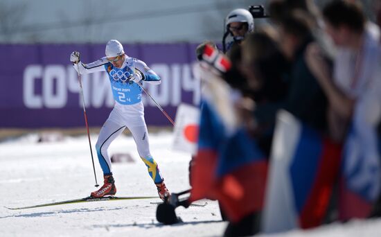 2014 Winter Olympics. Cross-country skiing. Men. Relay