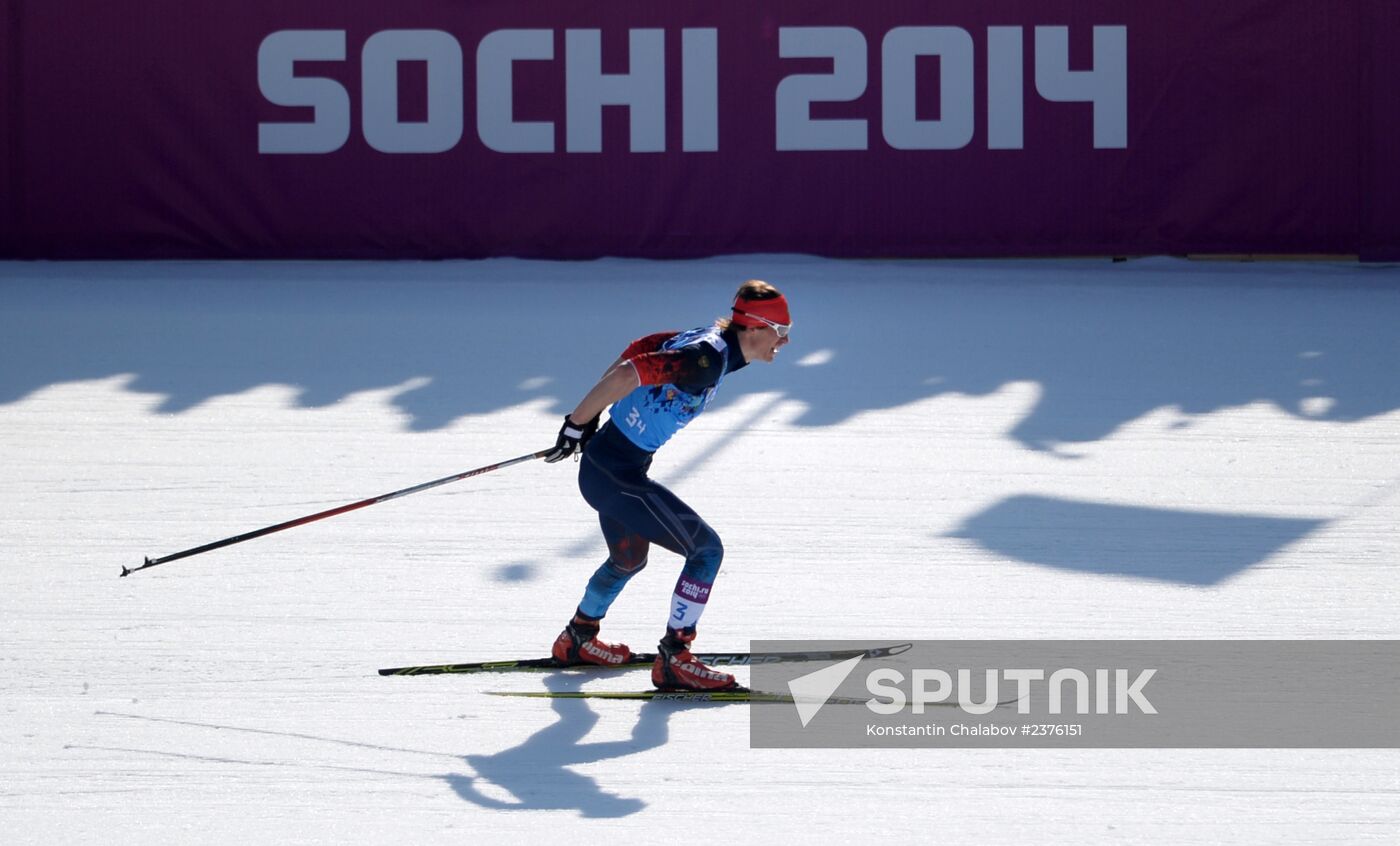 2014 Winter Olympics. Cross-country skiing. Men. Relay