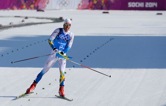 2014 Winter Olympics. Cross-country skiing. Men. Relay