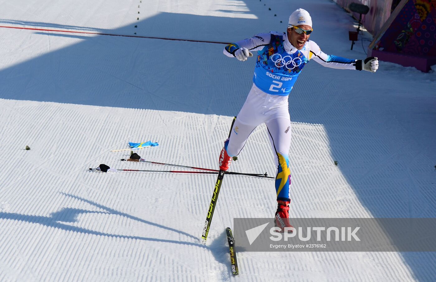 2014 Winter Olympics. Cross-country skiing. Men. Relay