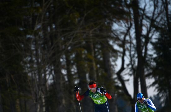 2014 Winter Olympics. Cross-country skiing. Men. Relay