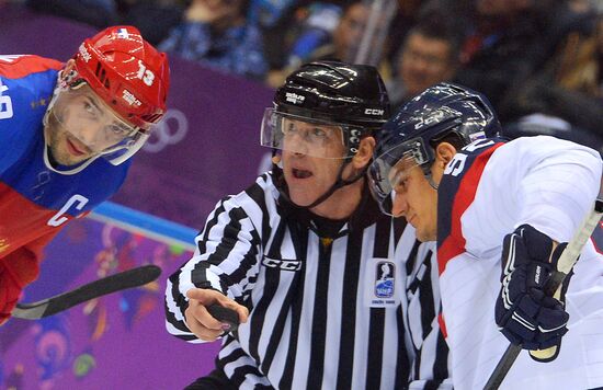 2014 Winter Olympics. Ice hockey. Men. Russia vs. Slovakia