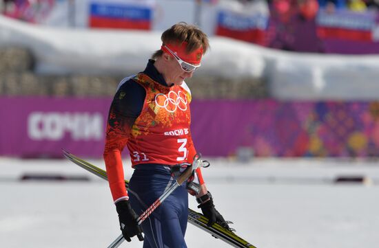 2014 Winter Olympics. Cross-country skiing. Men. Relay