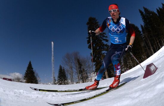 2014 Winter Olympics. Cross-country skiing. Men. Relay