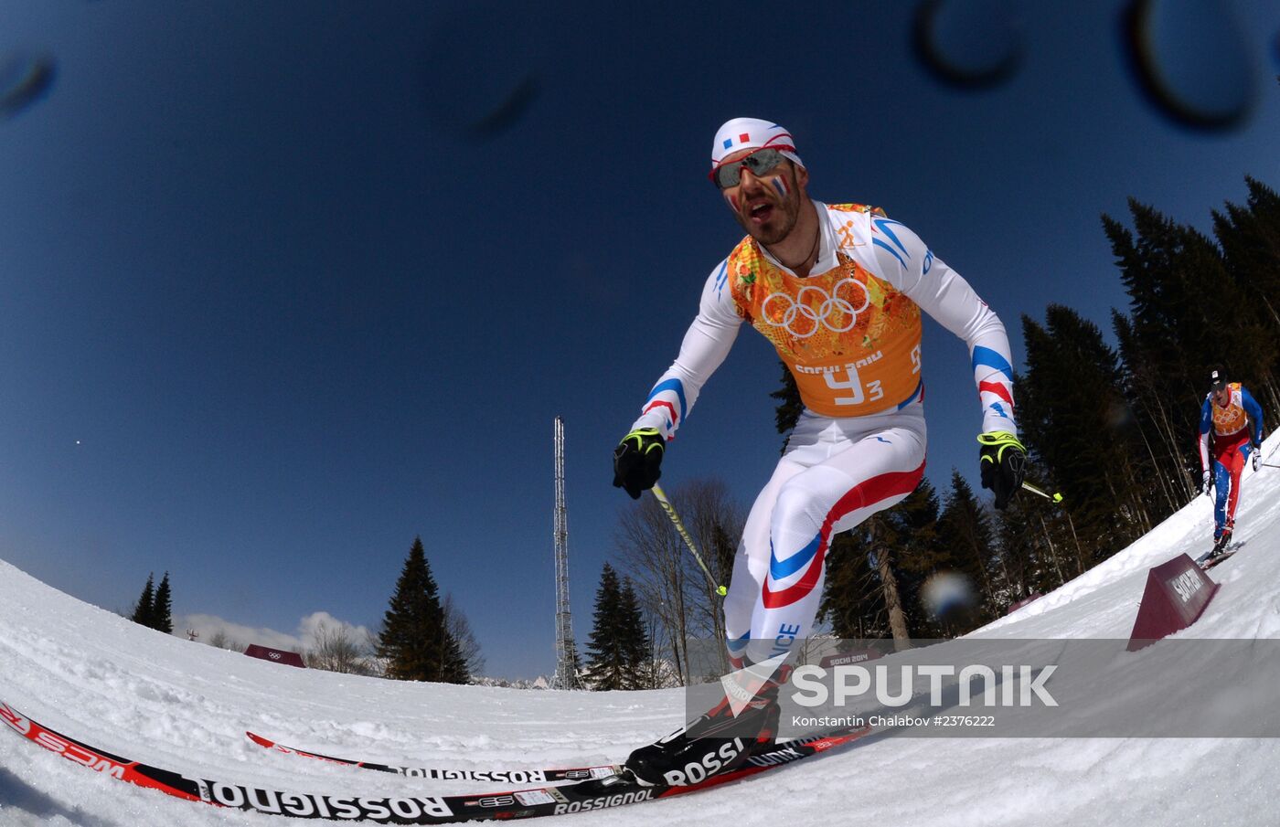 2014 Winter Olympics. Cross-country skiing. Men. Relay