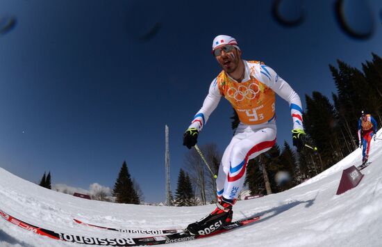 2014 Winter Olympics. Cross-country skiing. Men. Relay