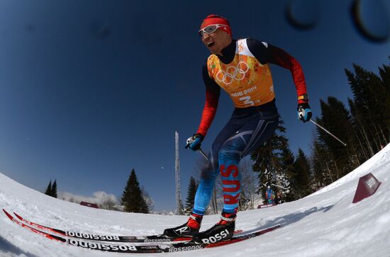 2014 Winter Olympics. Cross-country skiing. Men. Relay