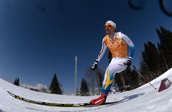 2014 Winter Olympics. Cross-country skiing. Men. Relay