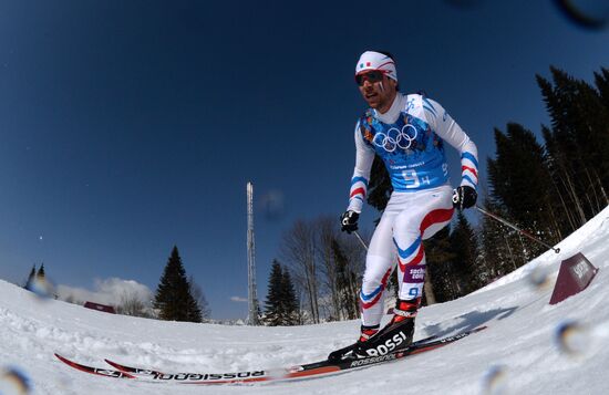 2014 Winter Olympics. Cross-country skiing. Men. Relay