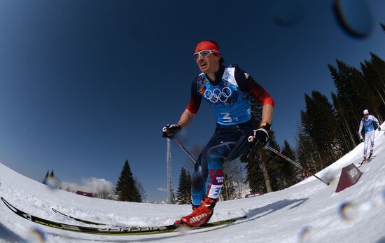 2014 Winter Olympics. Cross-country skiing. Men. Relay