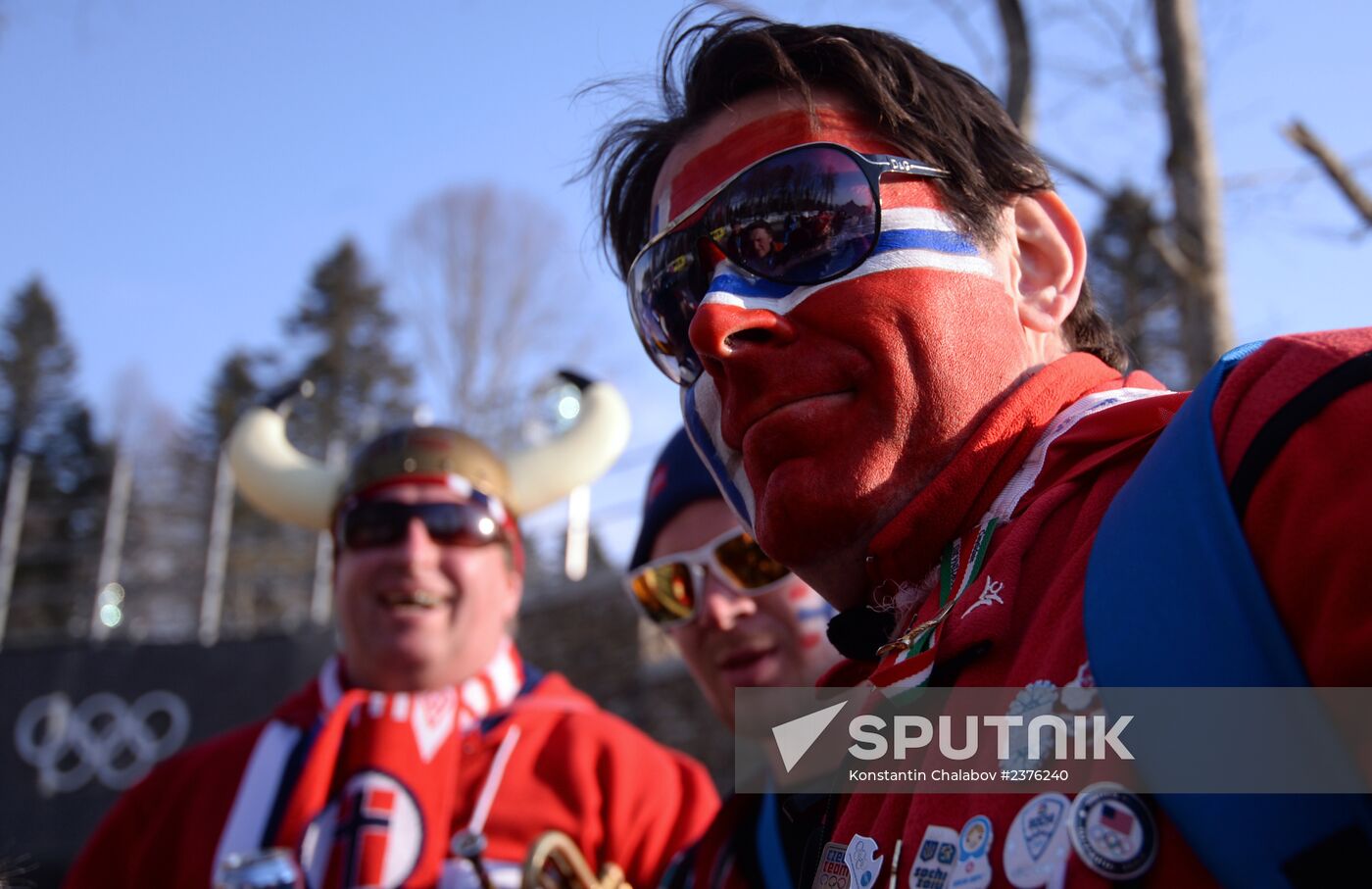 2014 Winter Olympics. Cross-country skiing. Men. Relay