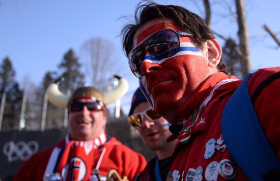 2014 Winter Olympics. Cross-country skiing. Men. Relay