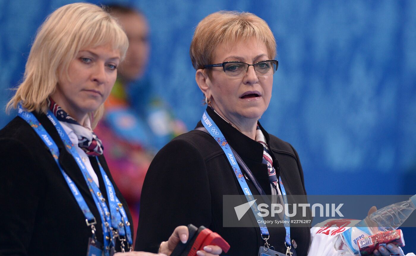 2014 Winter Olympics. Figure skating. Ice dance. Short program