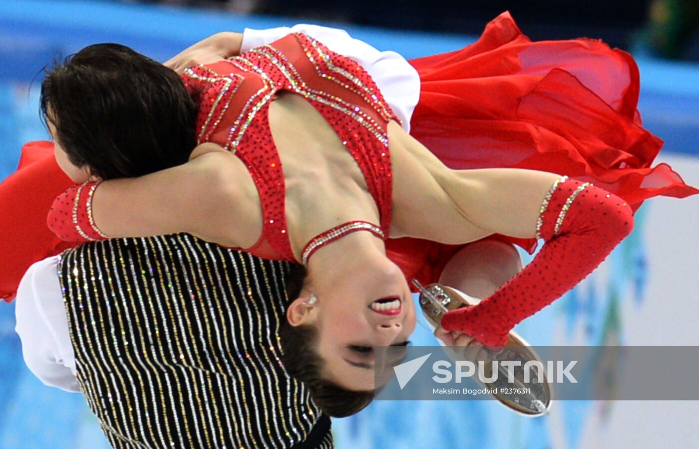 2014 Winter Olympics. Figure skating. Ice dance. Short program