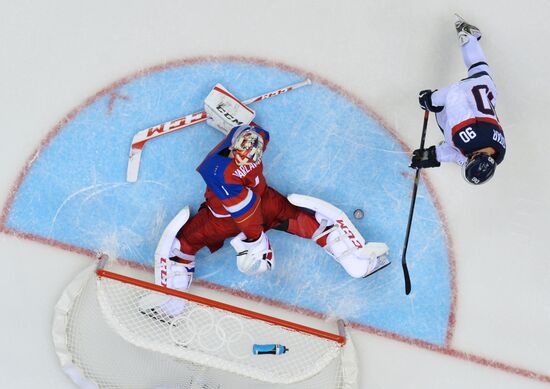 2014 Winter Olympics. Ice hockey. Men. Russia vs. Slovakia