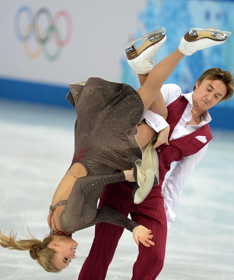 2014 Winter Olympics. Figure skating. Ice dance. Short program