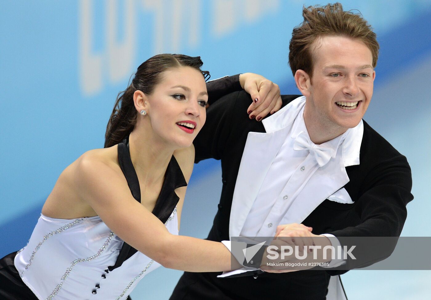 2014 Winter Olympics. Figure skating. Ice dance. Short program