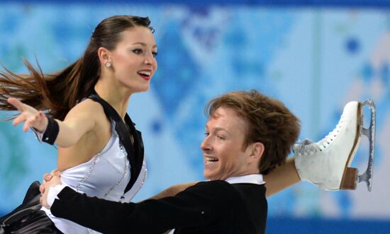 2014 Winter Olympics. Figure skating. Ice dance. Short program