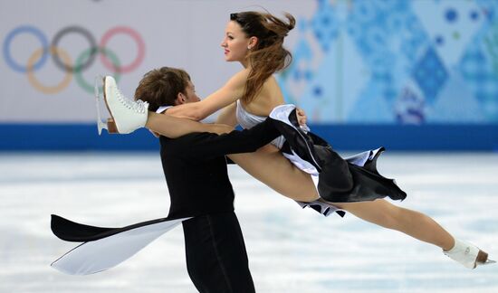 2014 Winter Olympics. Figure skating. Ice dance. Short program