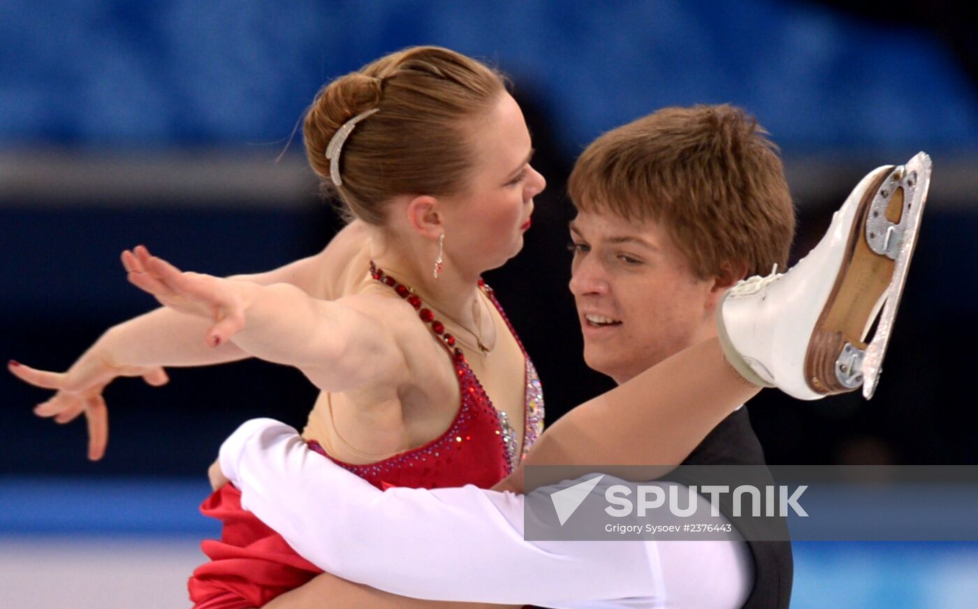 2014 Winter Olympics. Figure skating. Ice dance. Short program