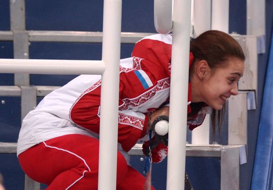 2014 Winter Olympics. Figure skating. Ice dance. Short program