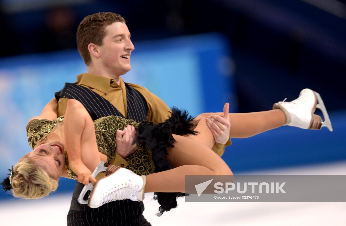 2014 Winter Olympics. Figure skating. Ice dance. Short program