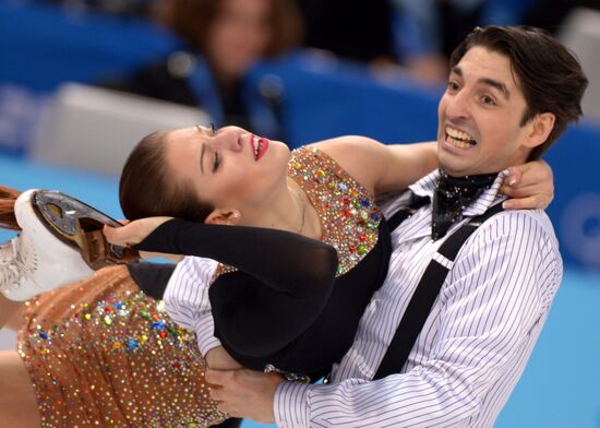 2014 Winter Olympics. Figure skating. Ice dance. Short program